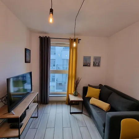 Old Town Yellow Apartment Gdansk